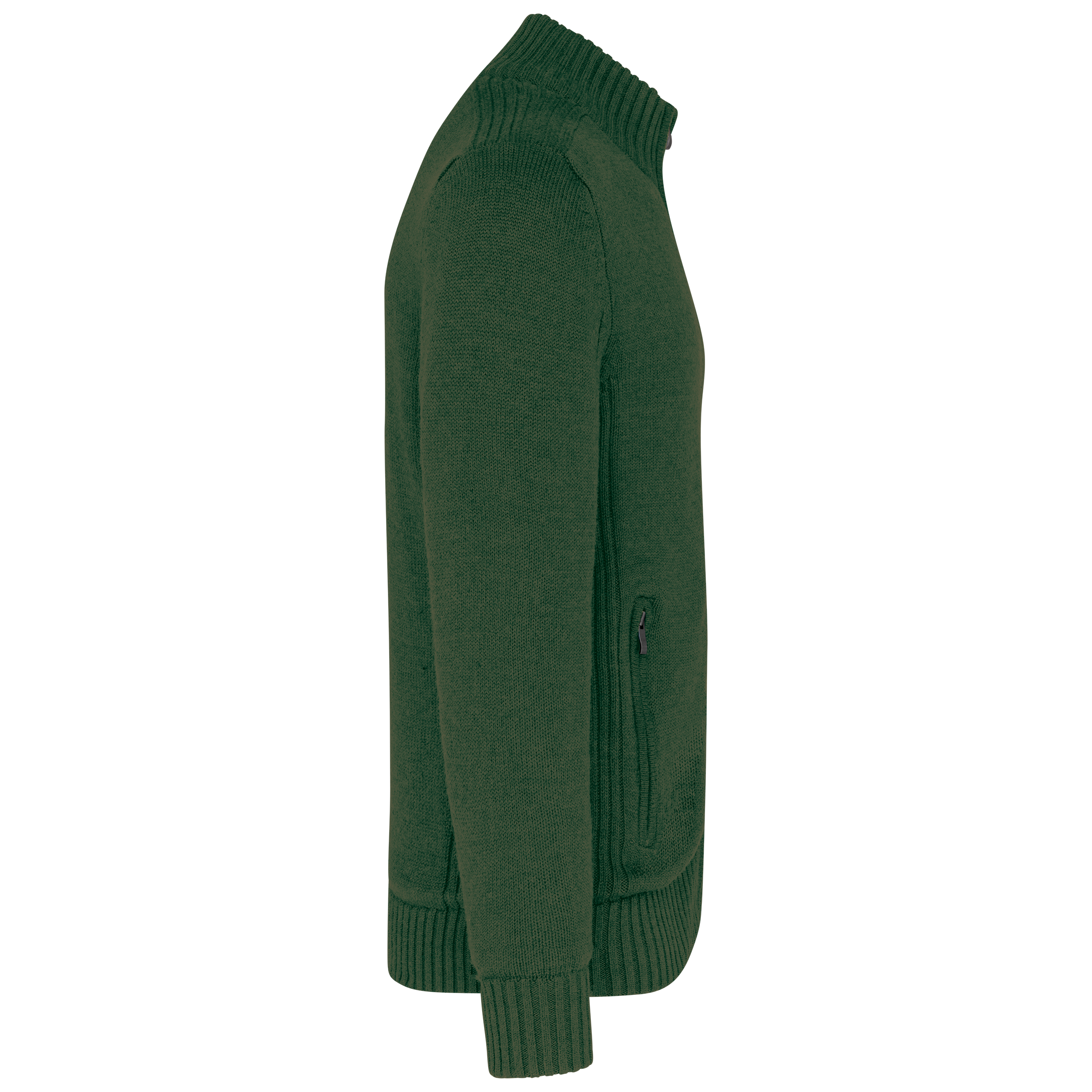 Cárdigan con forro polar hombre