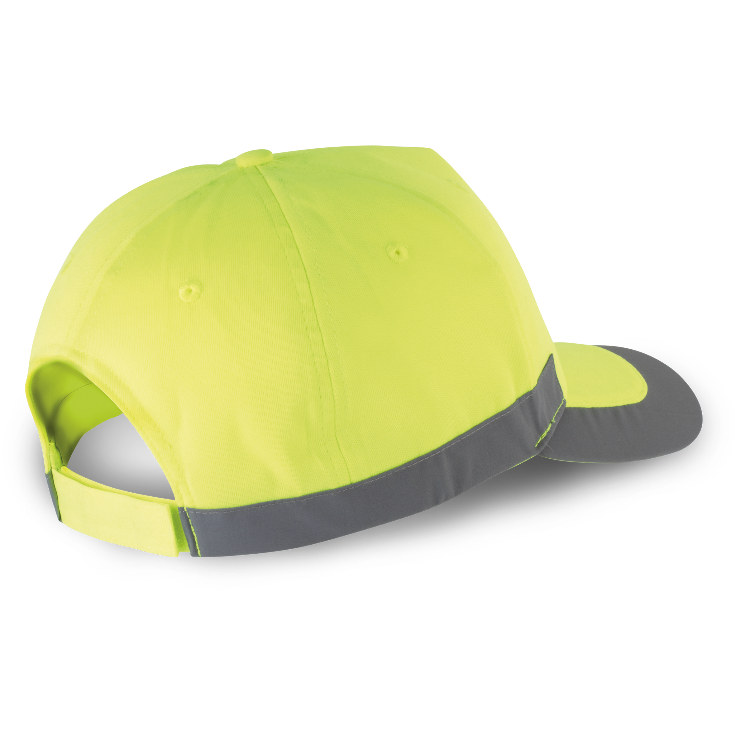 Boné fluorescente - 5 painéis - Fluorescent Yellow