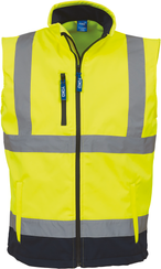 YHV006 - Hi Vis Yellow / Navy