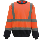 YHVJ510 - Hi Vis Orange / Navy