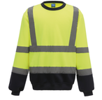 YHVJ510 - Hi Vis Yellow / Navy