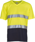 YHVJ910 - Hi Vis Yellow / Navy