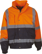 YHVP218 - Hi Vis Orange / Navy