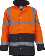 YHVP302 - Hi Vis Orange / Navy