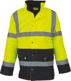 YHVP302 - Hi Vis Yellow / Navy