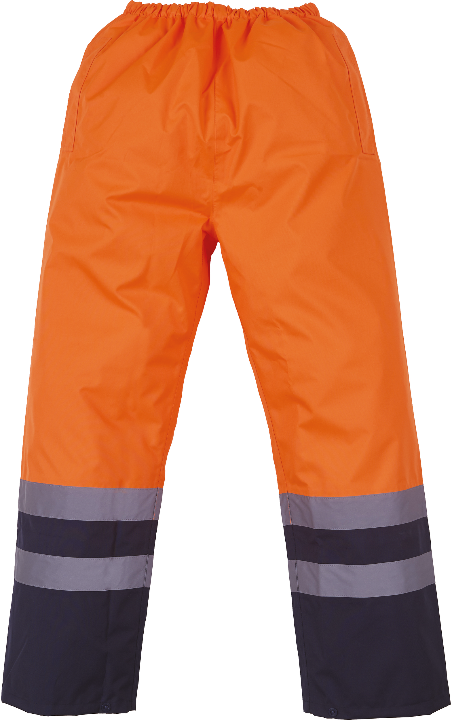 Calças de alta visibilidade impermeáveis - Hi Vis Orange / Navy