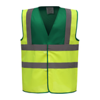 YHVW100 - Paramedic Green / Hi Vis Yellow