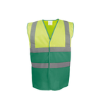 YHVW122 - Hi Vis Yellow / Paramedic Green