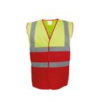 YHVW122 - Hi Vis Yellow / Red