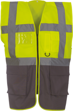 YHVW801 - Hi Vis Yellow / Grey