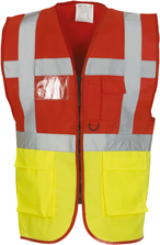 YHVW801 - Red / Hi Vis Yellow