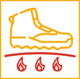 HRO: Heat-resistant outsole compound tested at 300°C