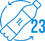 Number of 1 L plastic bottles used to produce this recycled polyester product.