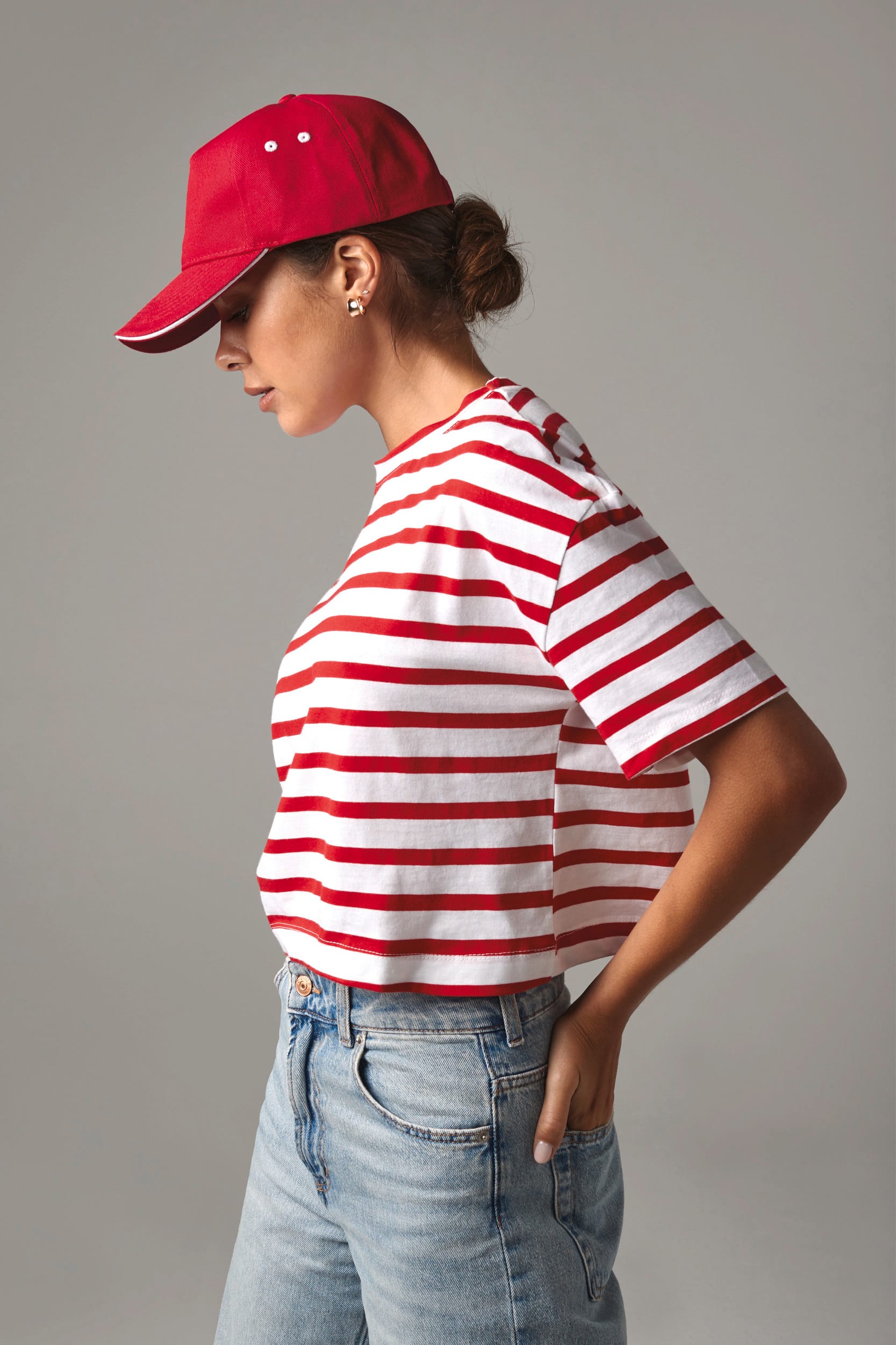 Cappellino Ultimate a 5 pannelli sandwich a contrasto