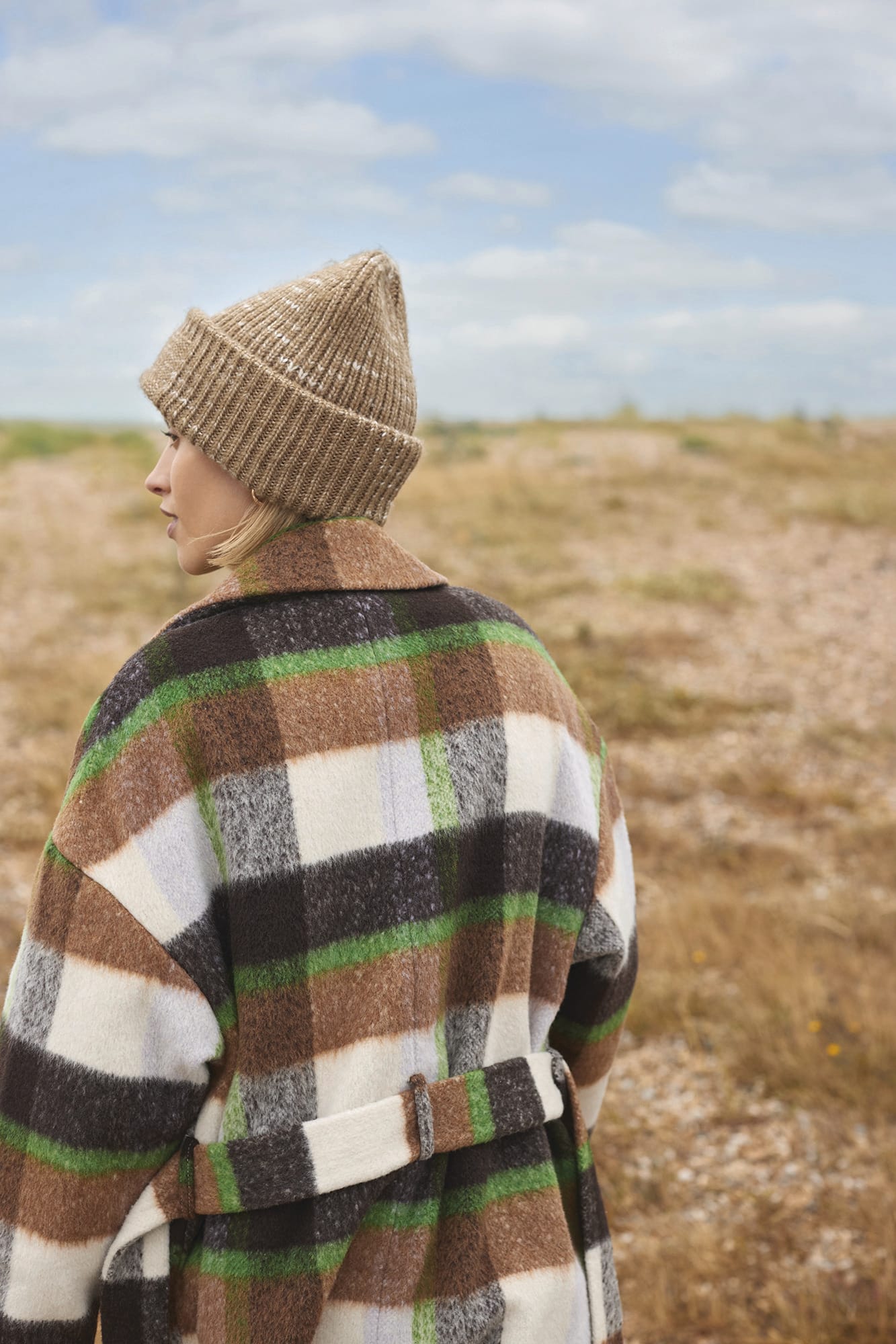 Bonnet à patch en grosse mailles - Image 3