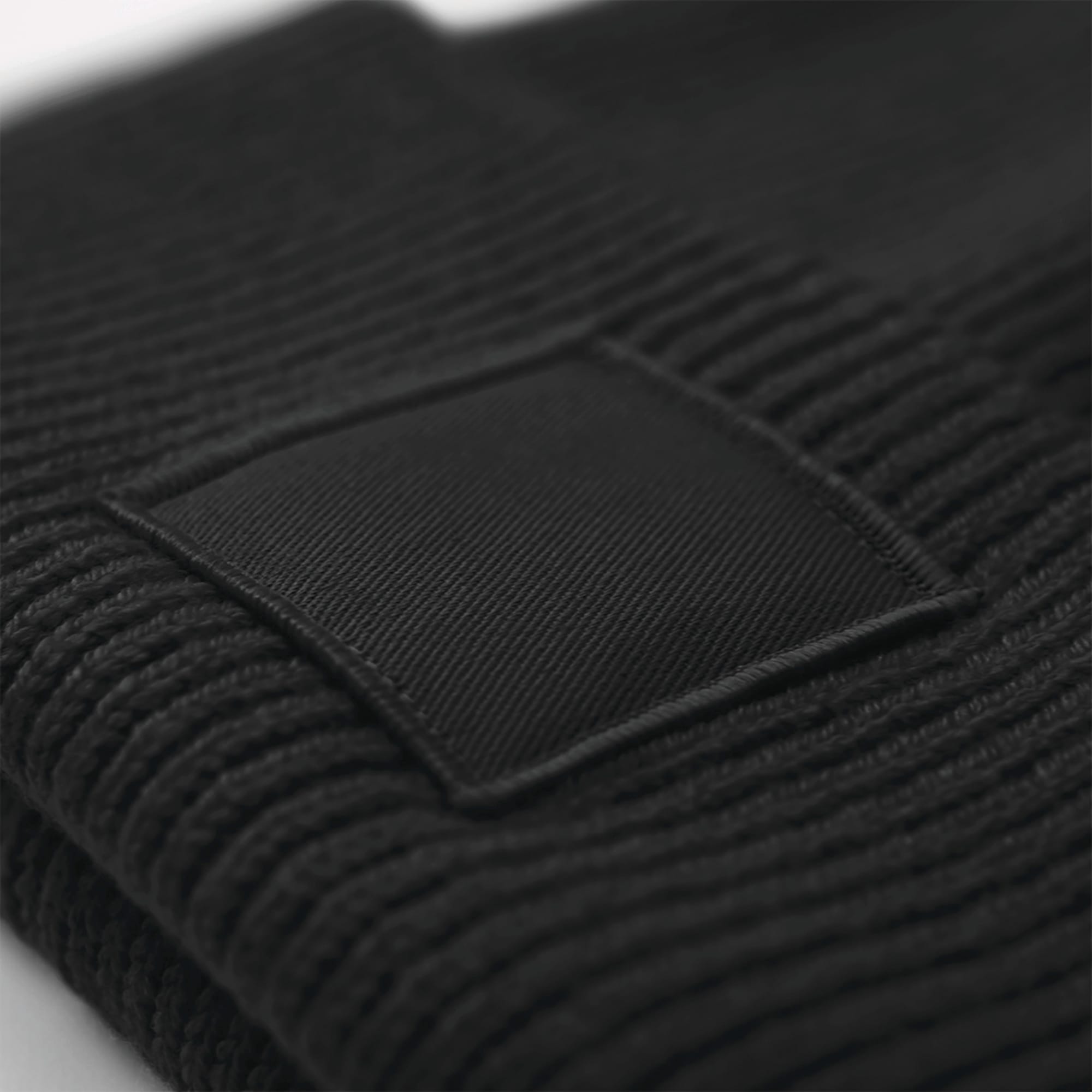 Bonnet à large revers avec patch ton sur ton - Image 5