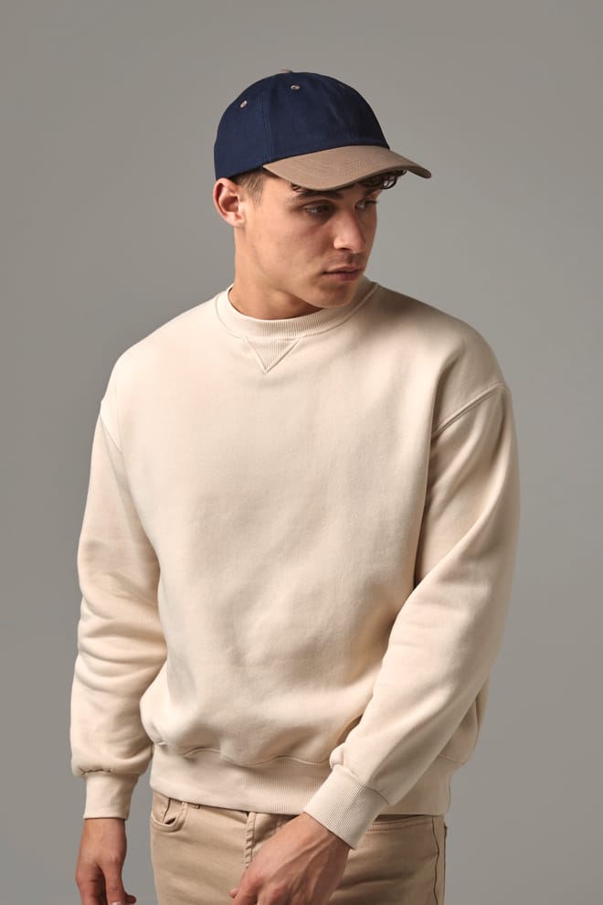Cappellino profilo basso in cotone pettinato