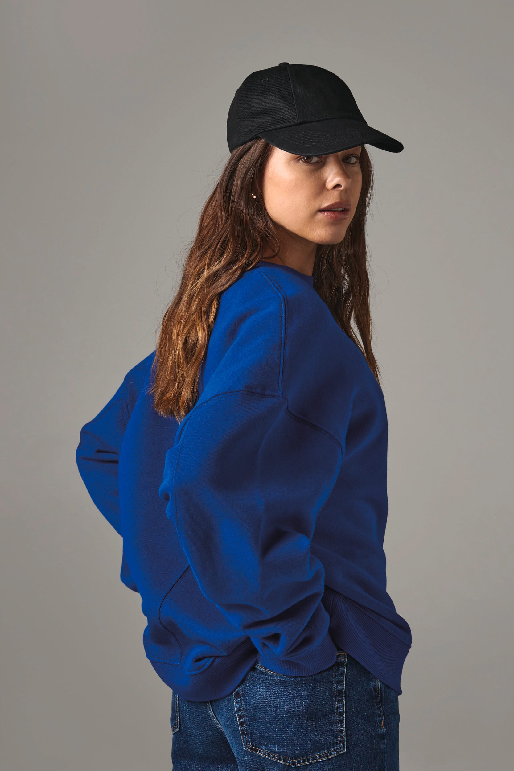 Boné de perfil baixo em algodão drill