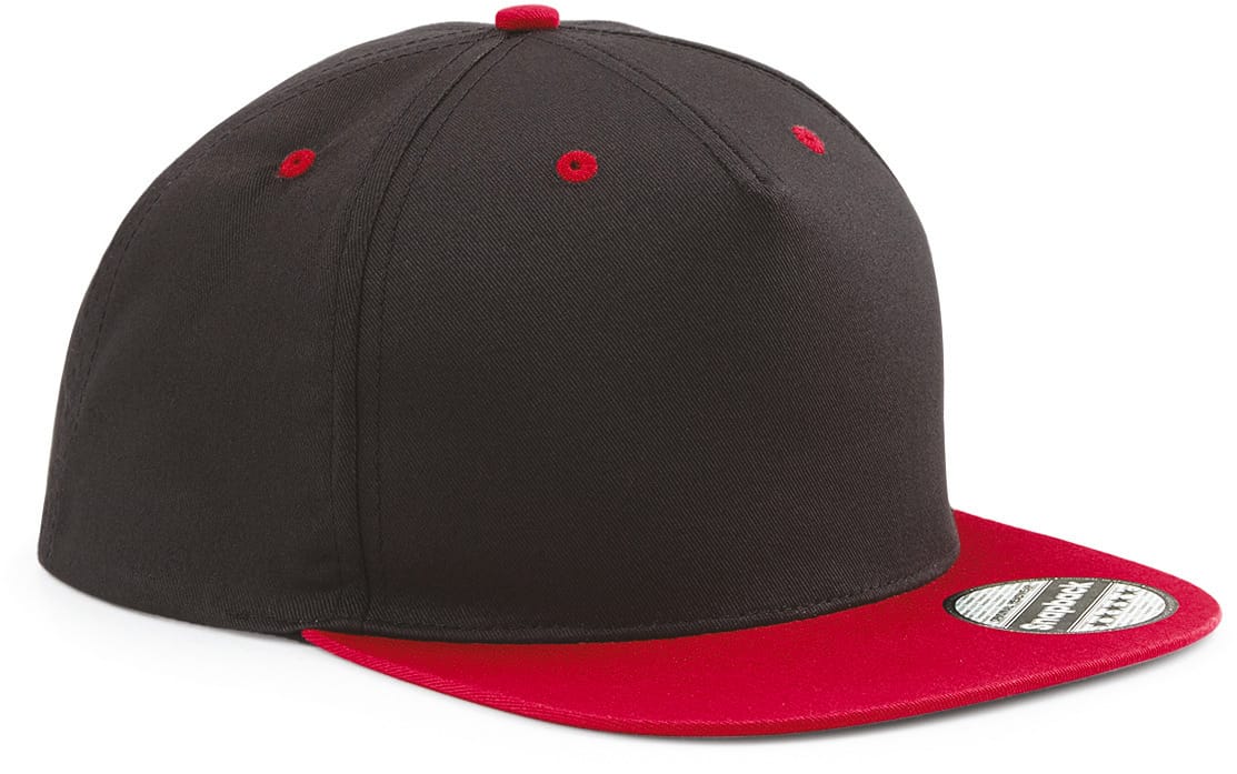 Boné Snapback com contraste - 5 painéis
