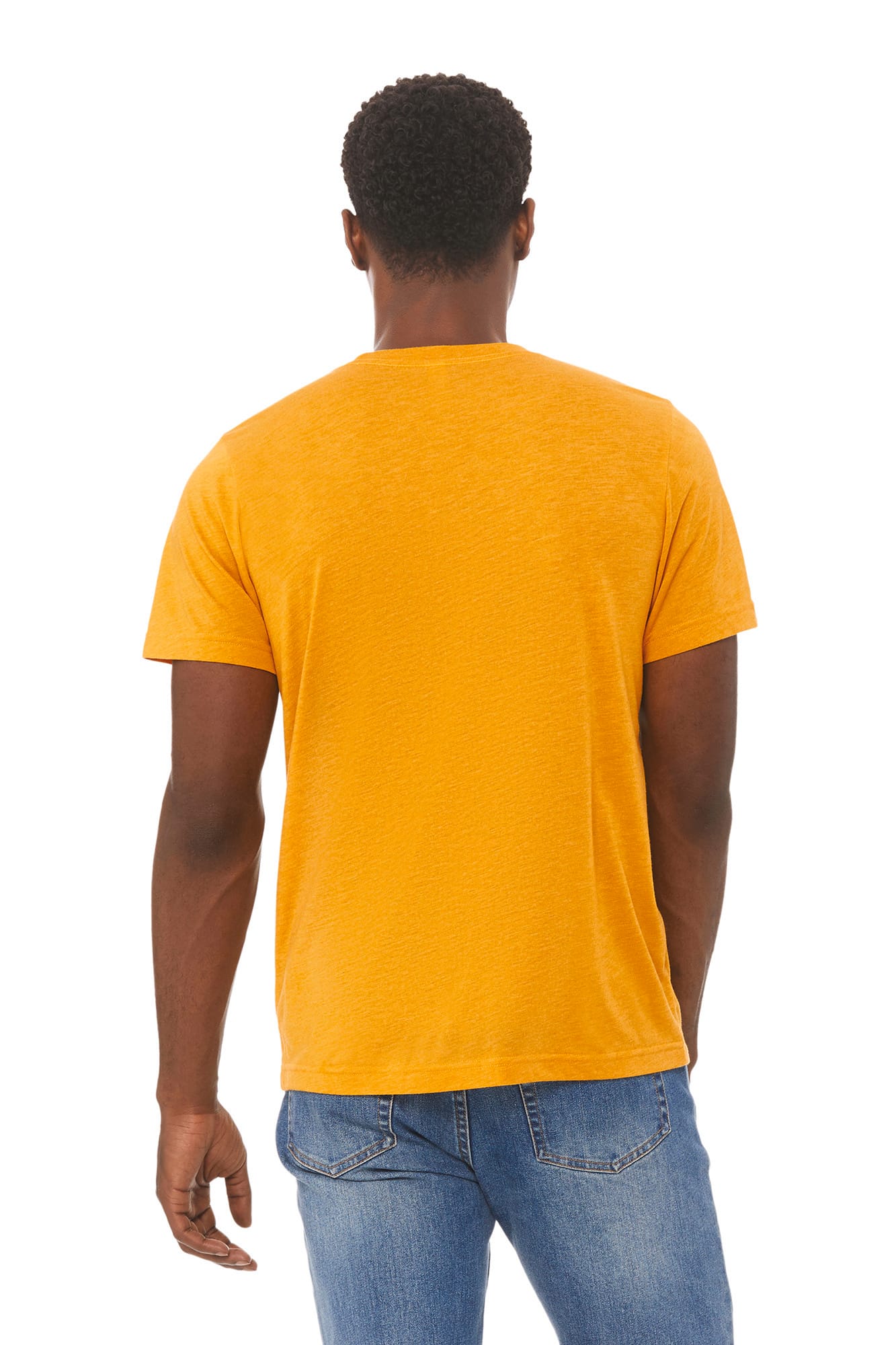 T-shirt Triblend unissexo decote redondo