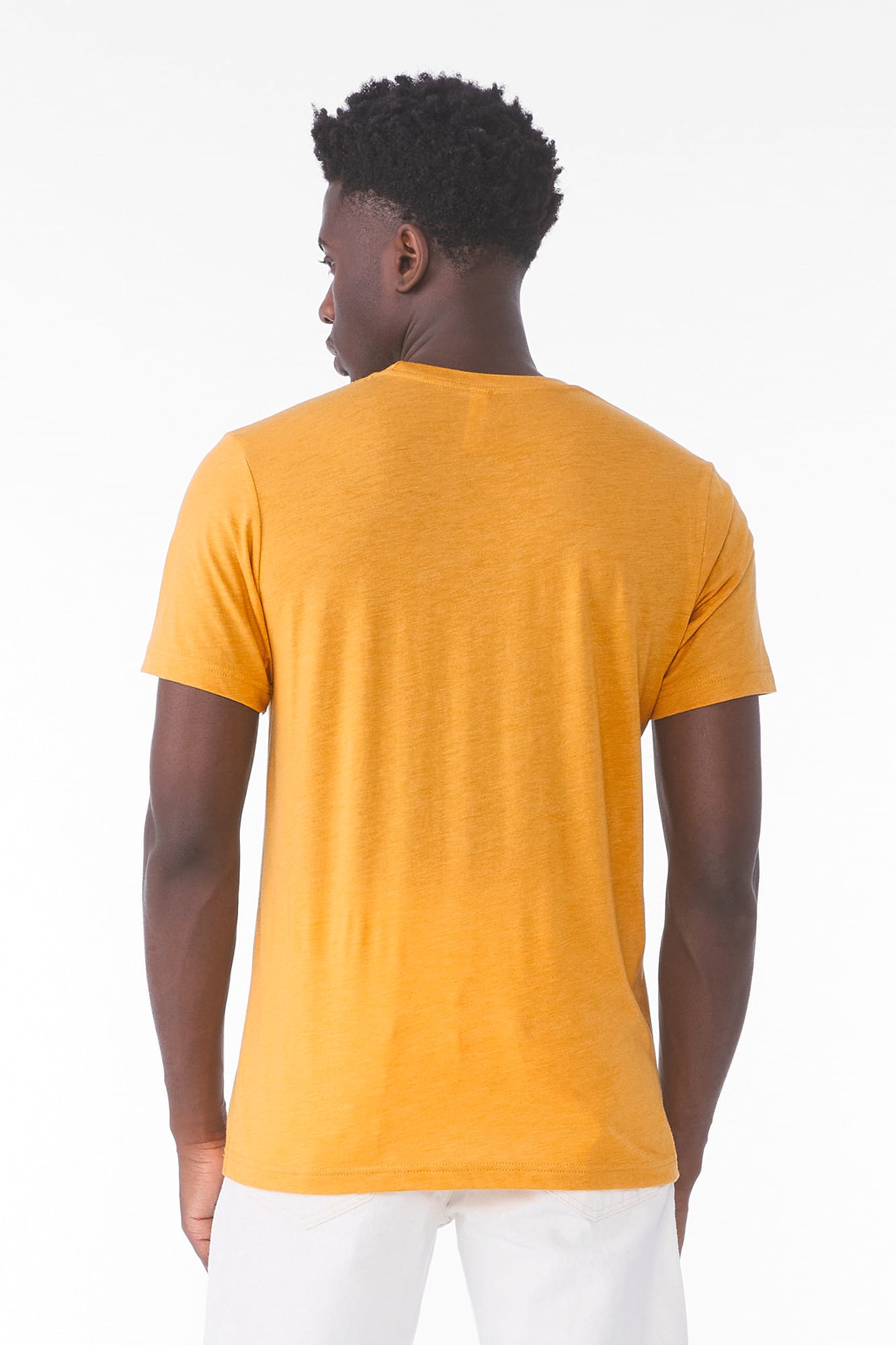 T-shirt Triblend unissexo decote redondo