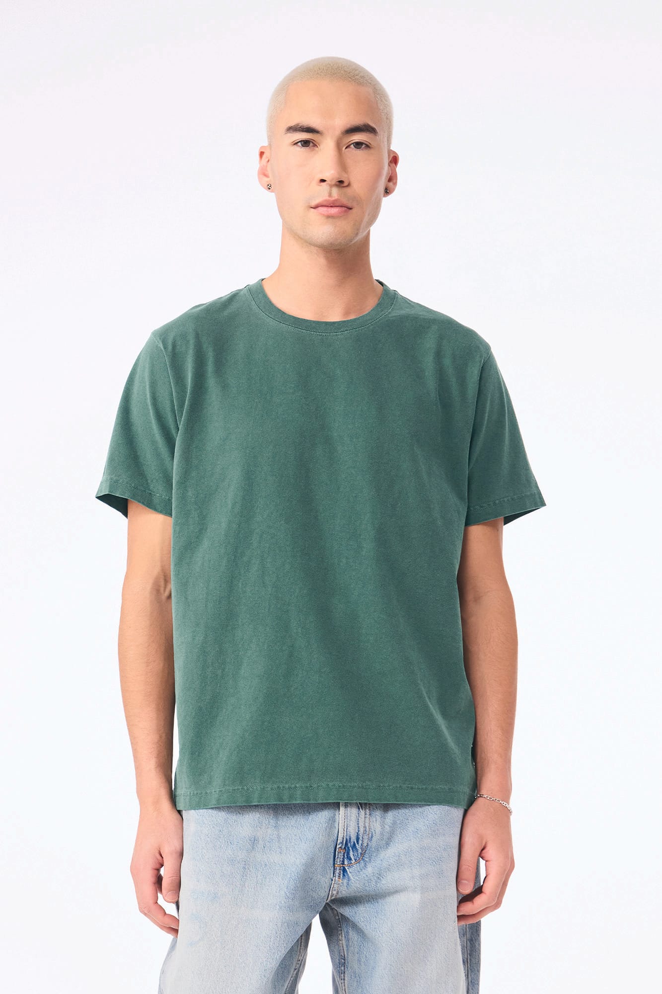 T-shirt délavé épais unisexe - Image 12