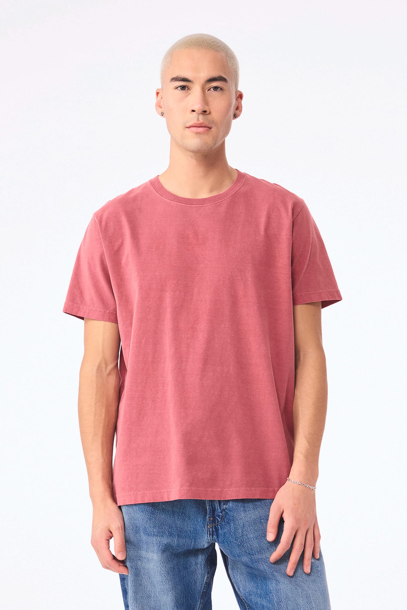 T-shirt délavé épais unisexe - Image 17