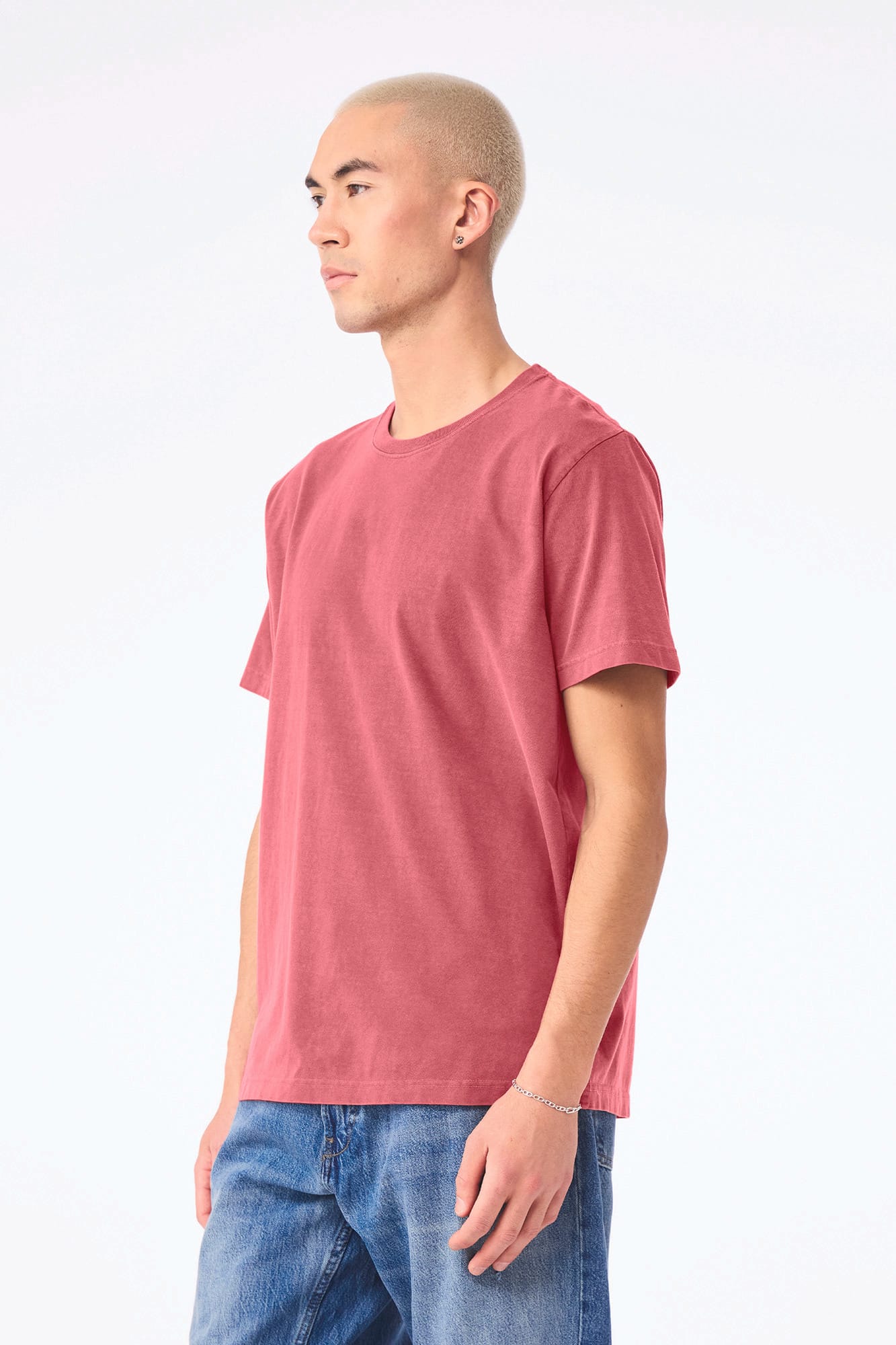 T-shirt délavé épais unisexe - Image 18