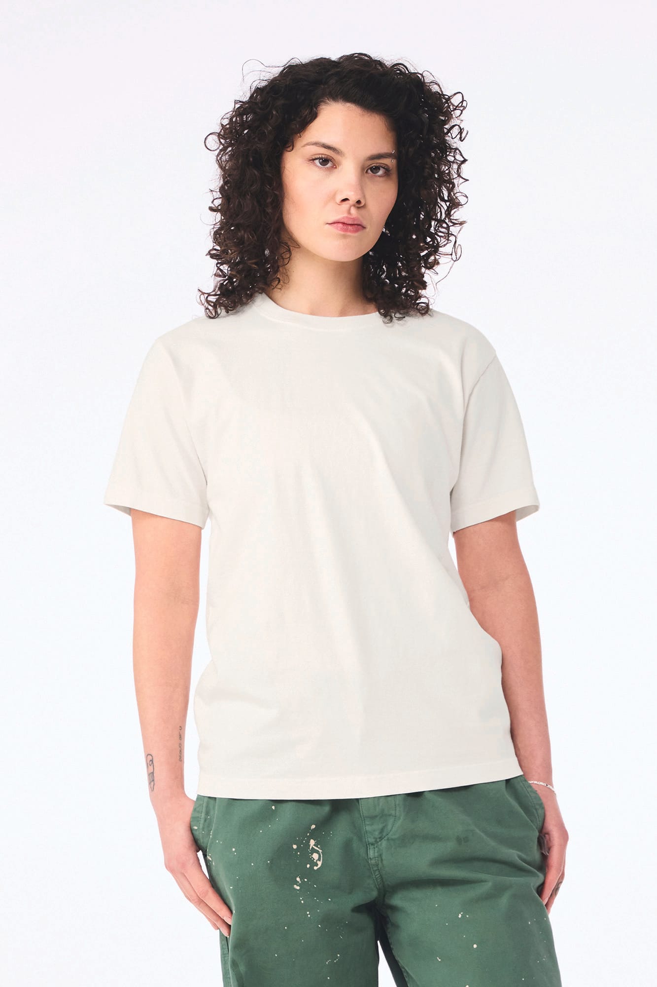 T-shirt délavé épais unisexe - Image 24