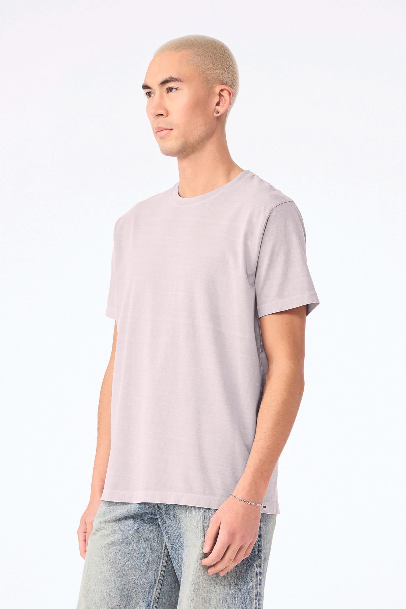 T-shirt délavé épais unisexe - Image 2