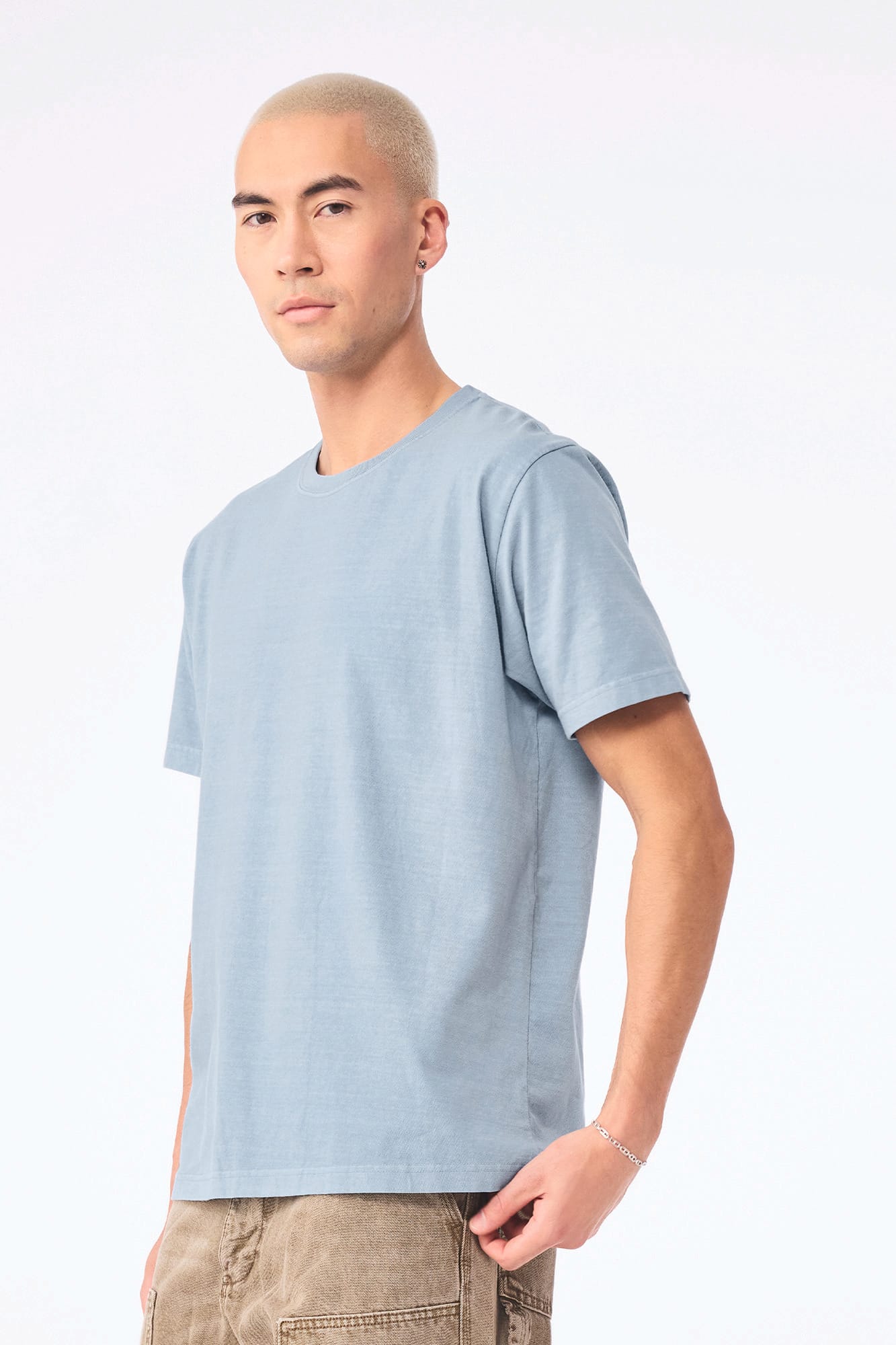 T-shirt délavé épais unisexe - Image 37