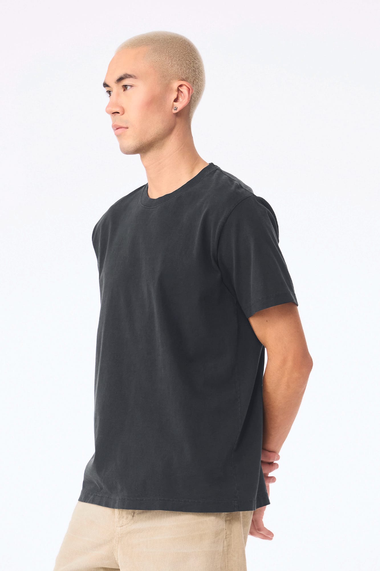 T-shirt délavé épais unisexe - Image 41