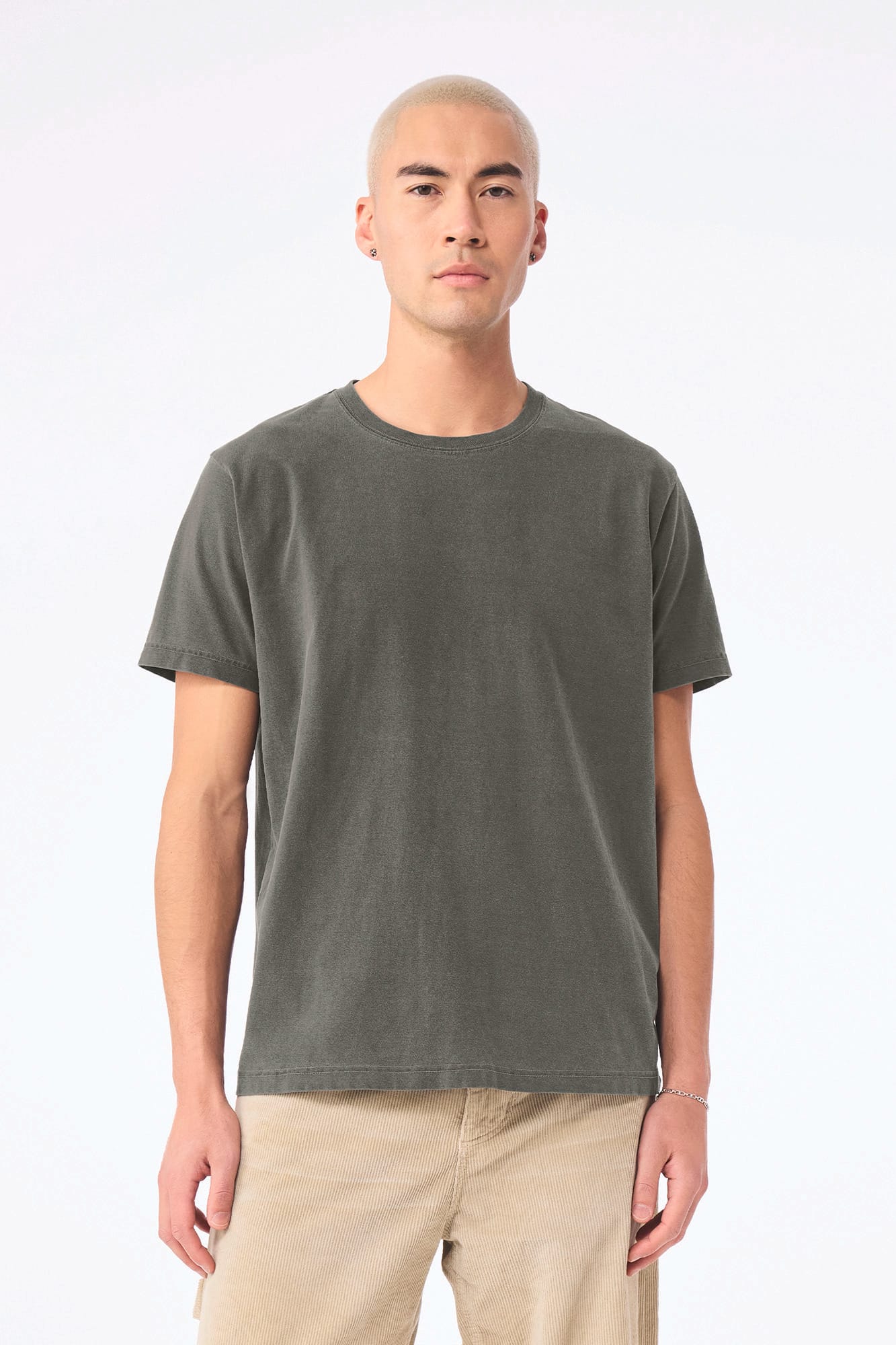 T-shirt délavé épais unisexe - Image 46