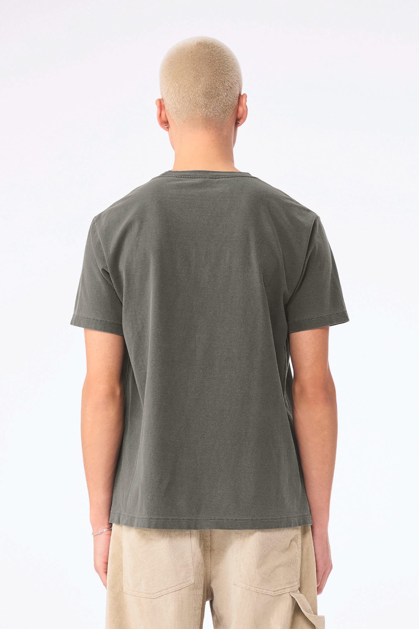 T-shirt délavé épais unisexe - Image 47