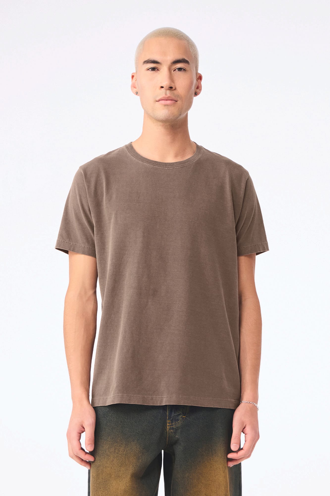 T-shirt délavé épais unisexe - Image 50