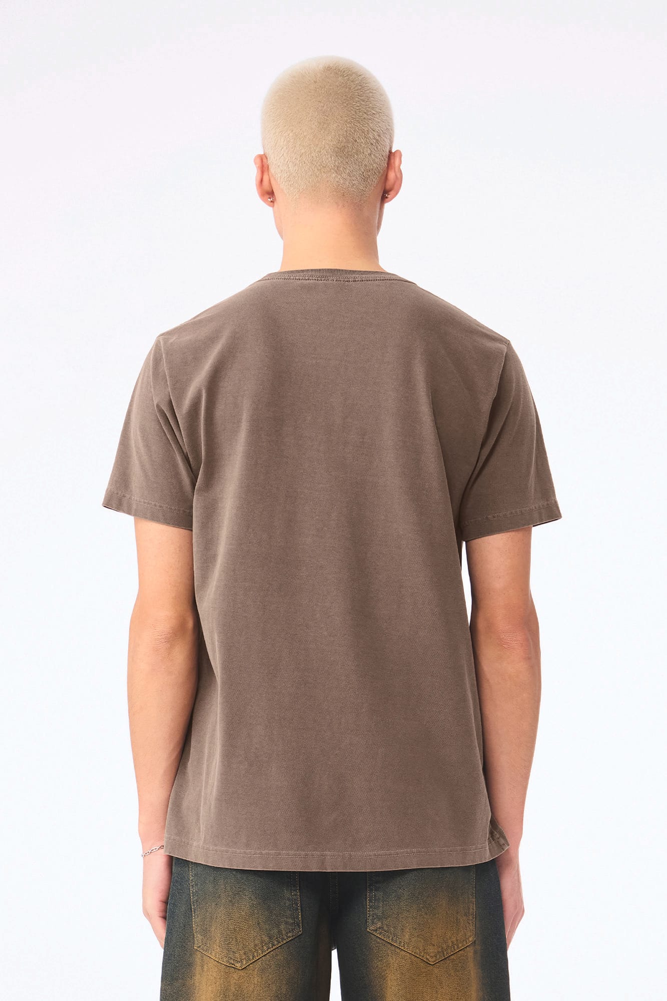 T-shirt délavé épais unisexe - Image 51