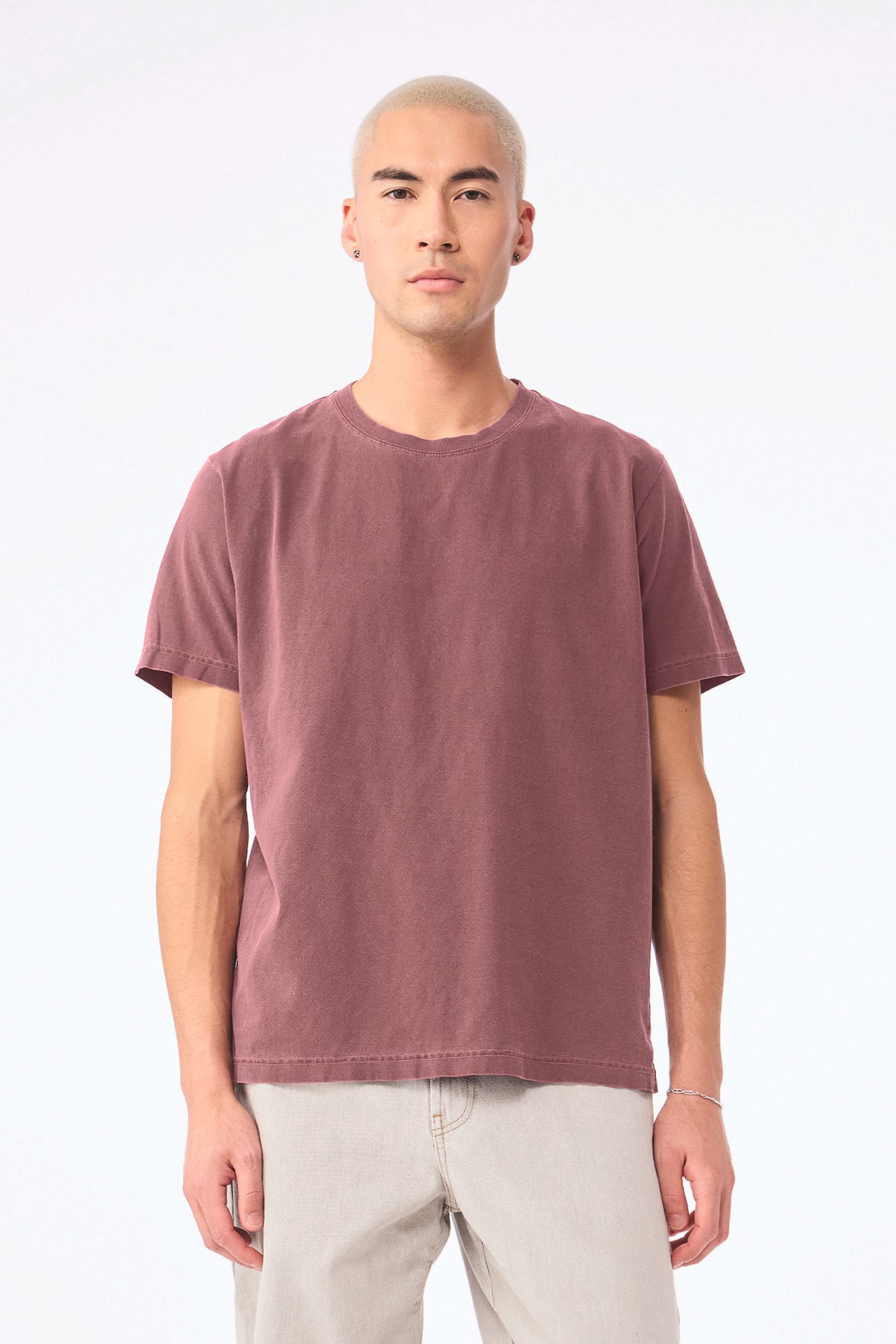 T-shirt délavé épais unisexe - Image 5