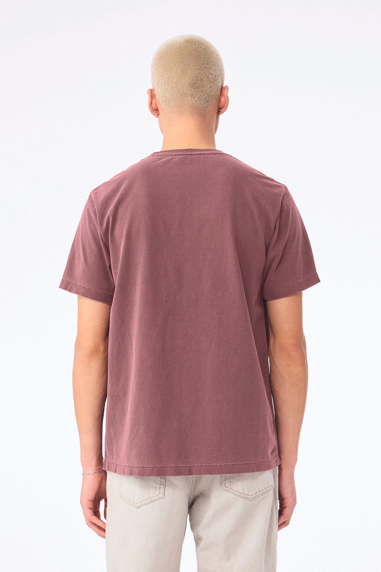 T-shirt délavé épais unisexe - Image 7