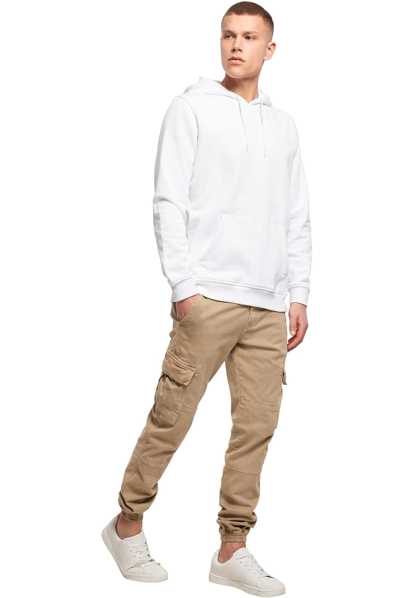 Sudadera con capucha de tejido grueso