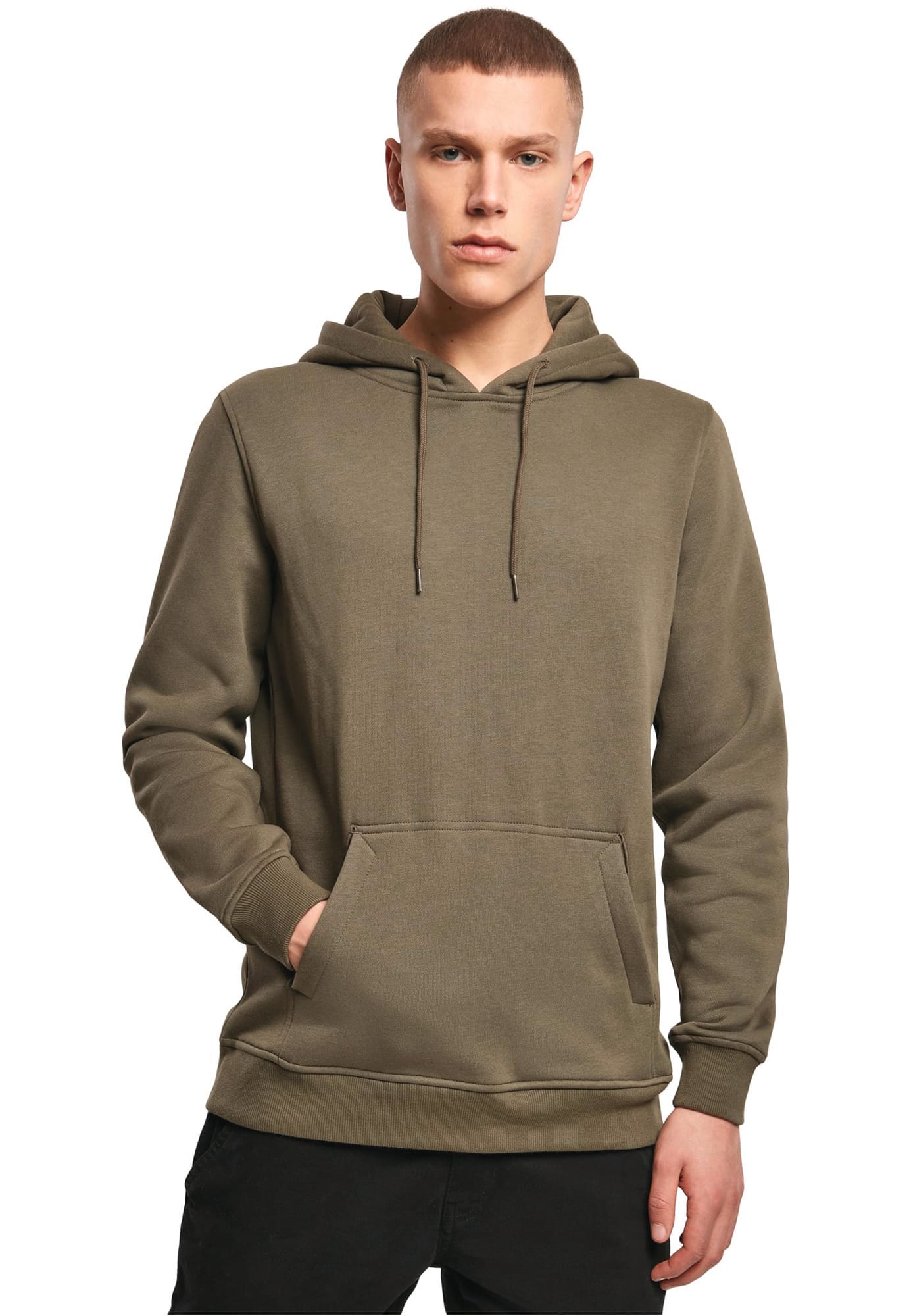 Sudadera con capucha de tejido grueso