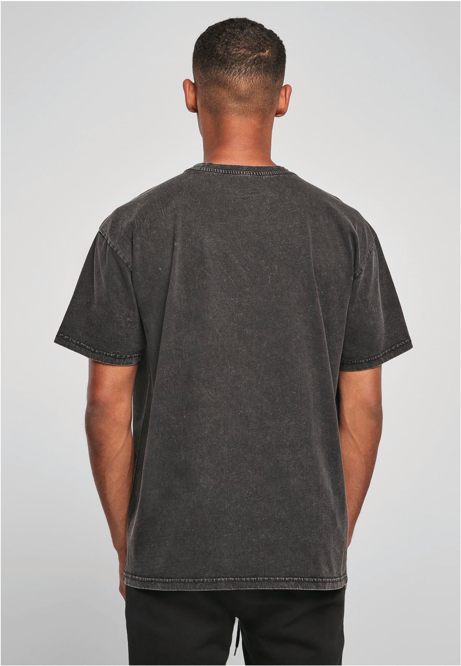 Dik t-shirt met vintage wash