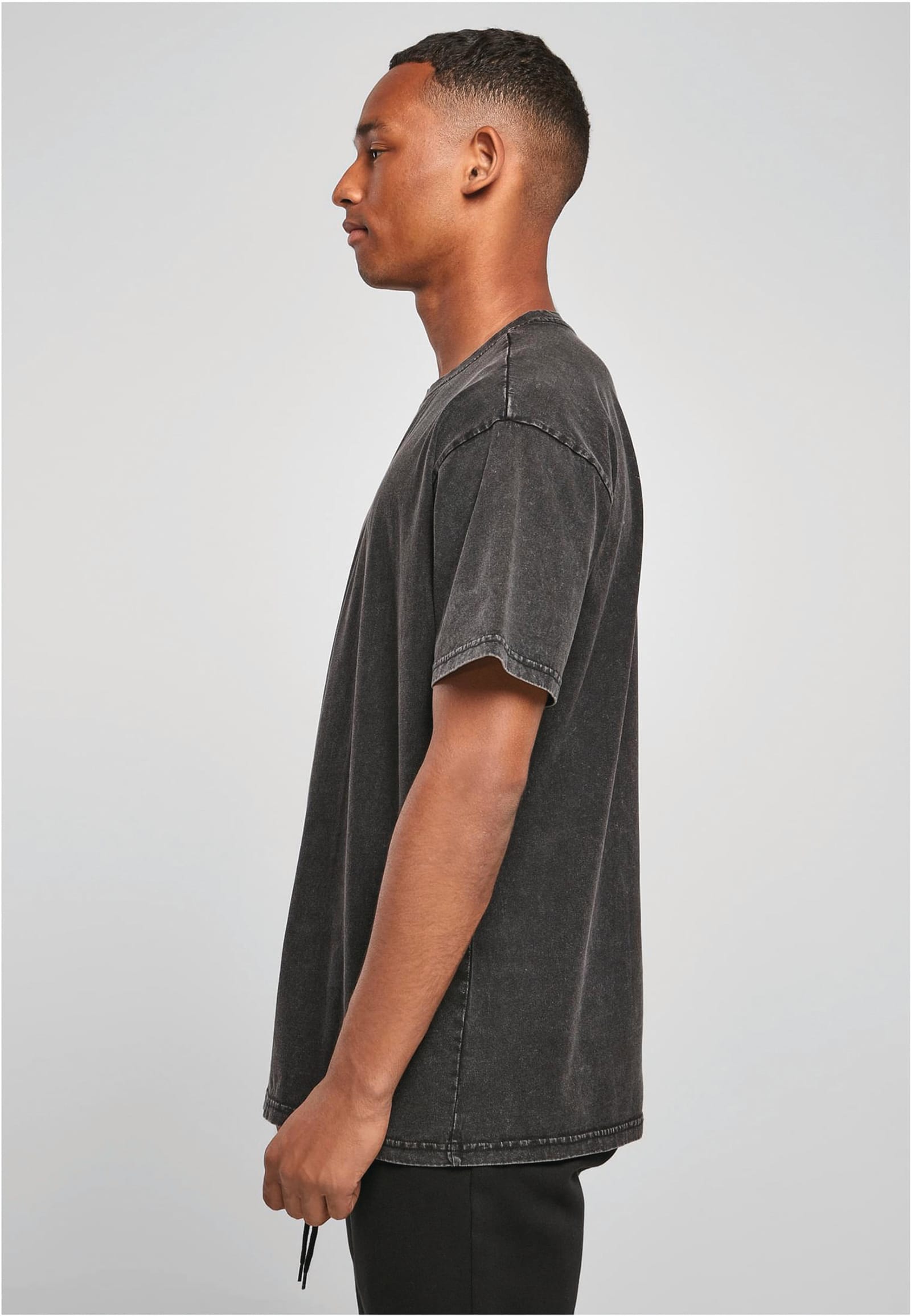 Dik t-shirt met vintage wash
