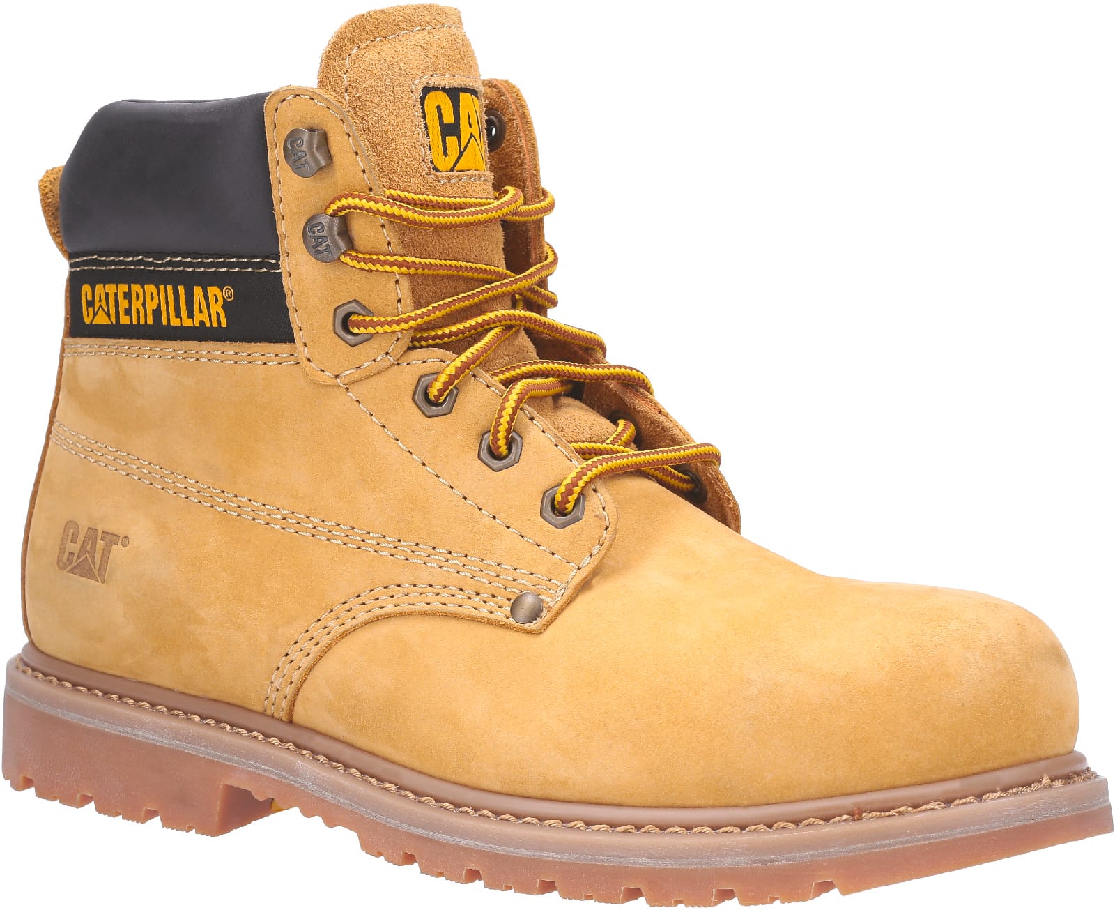 Cat holton safety boots honey online