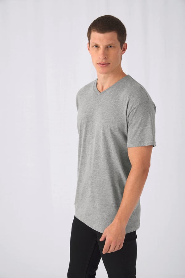 T-Shirt Homme Col V Softstyle - Gildan GD010 - Blanc | France