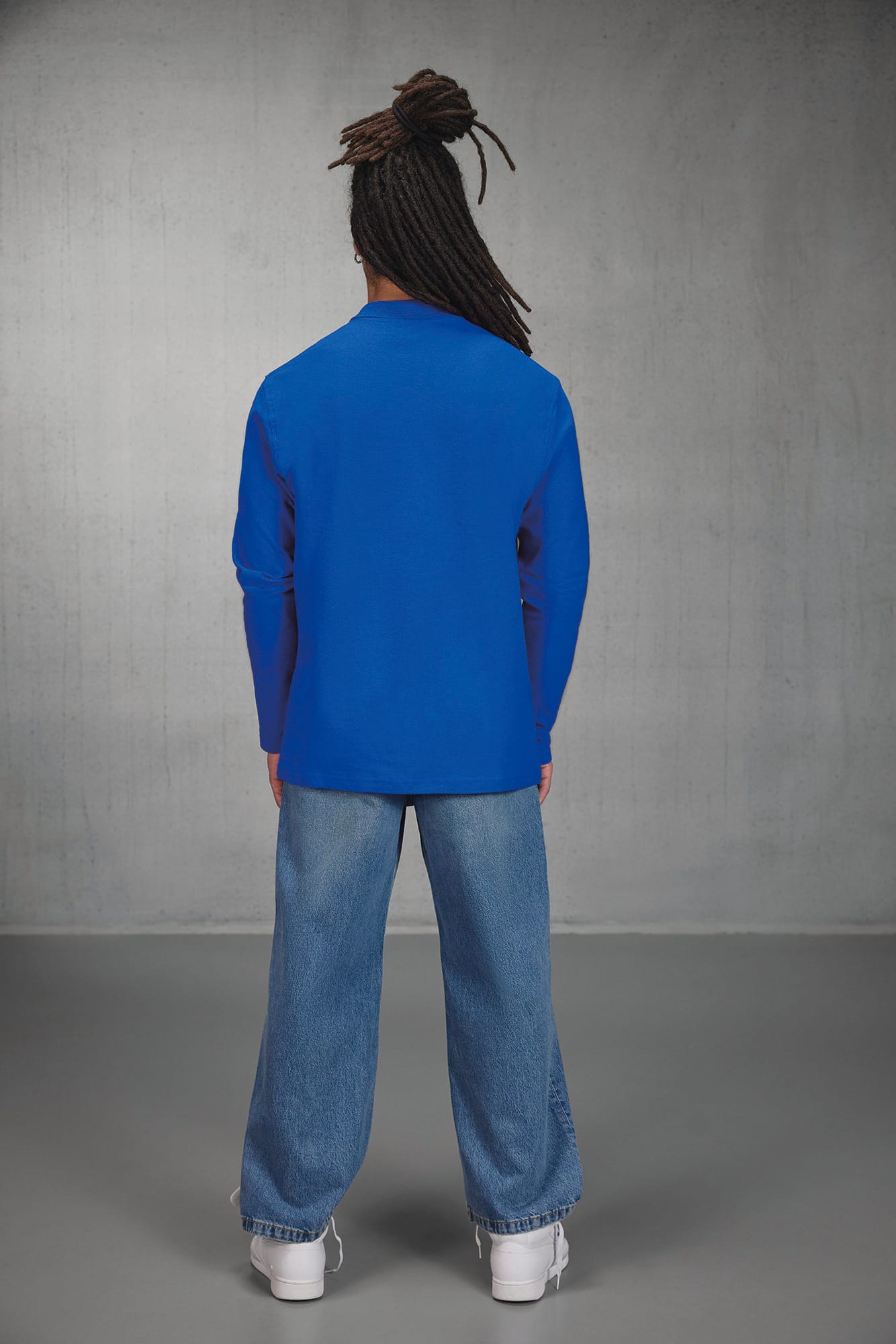 Polo homme ID.001 manches longues - Image 4