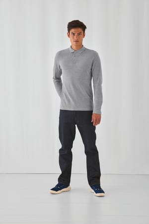 ID.001 Men's long-sleeve polo shirt