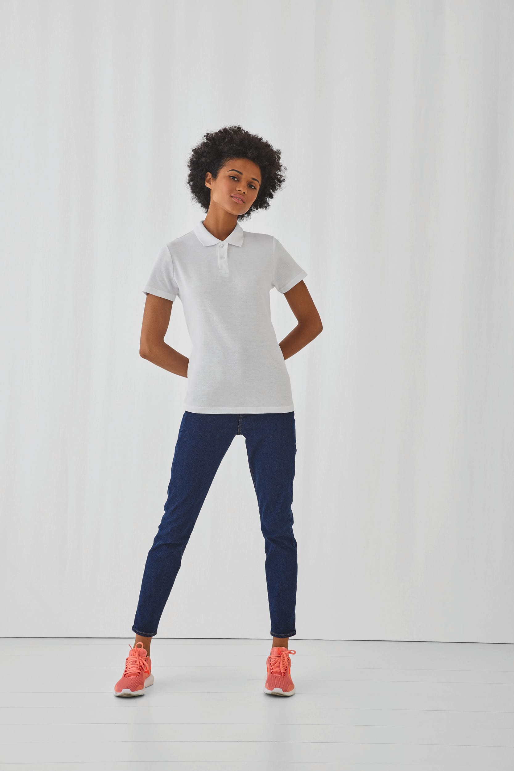 Polo piqué de senhora ID.001