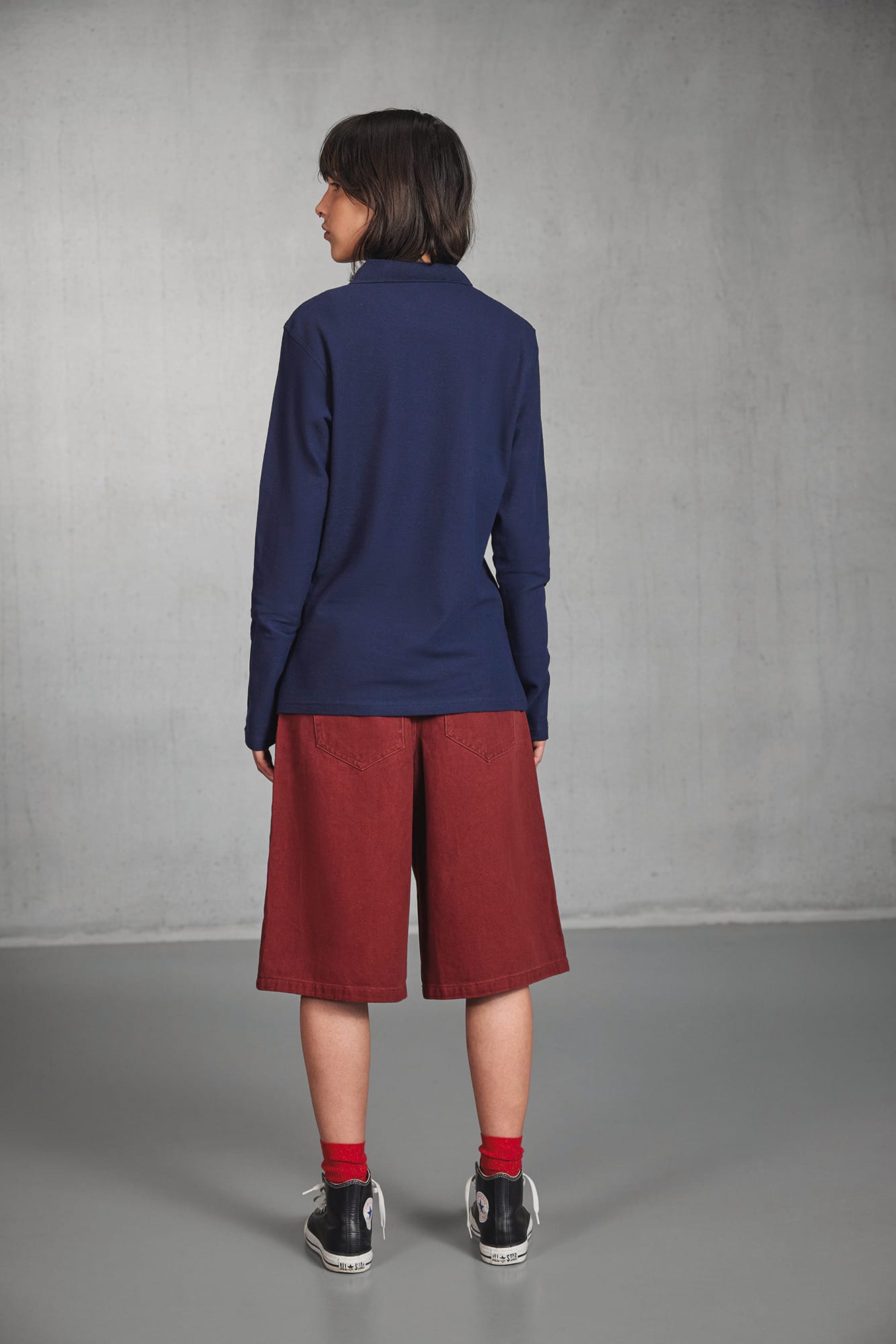 Polo femme ID.001 manches longues - Image 3