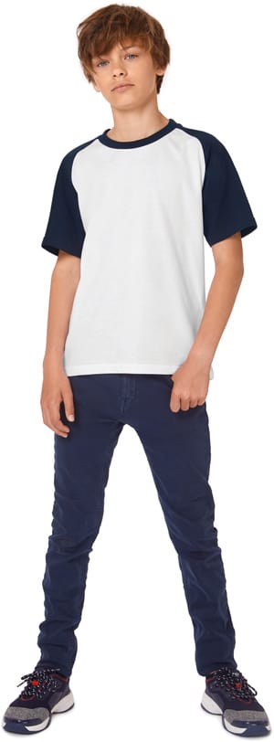 Kids' Base-ball T-shirt twee kleuren
