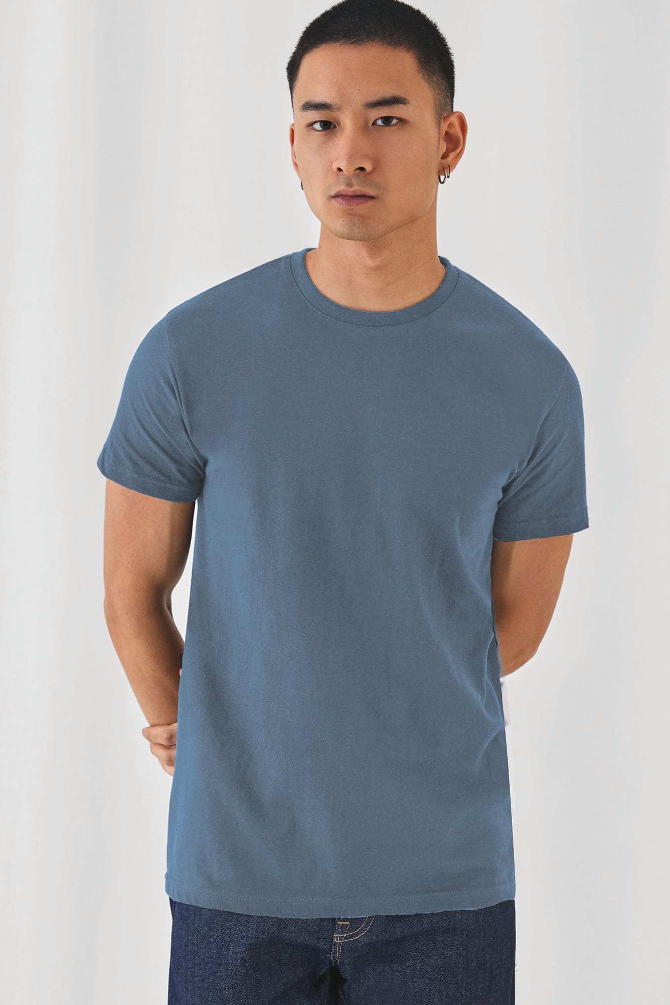 Basile Brodée Poitrine overshirt | Dyed organic cotton denim